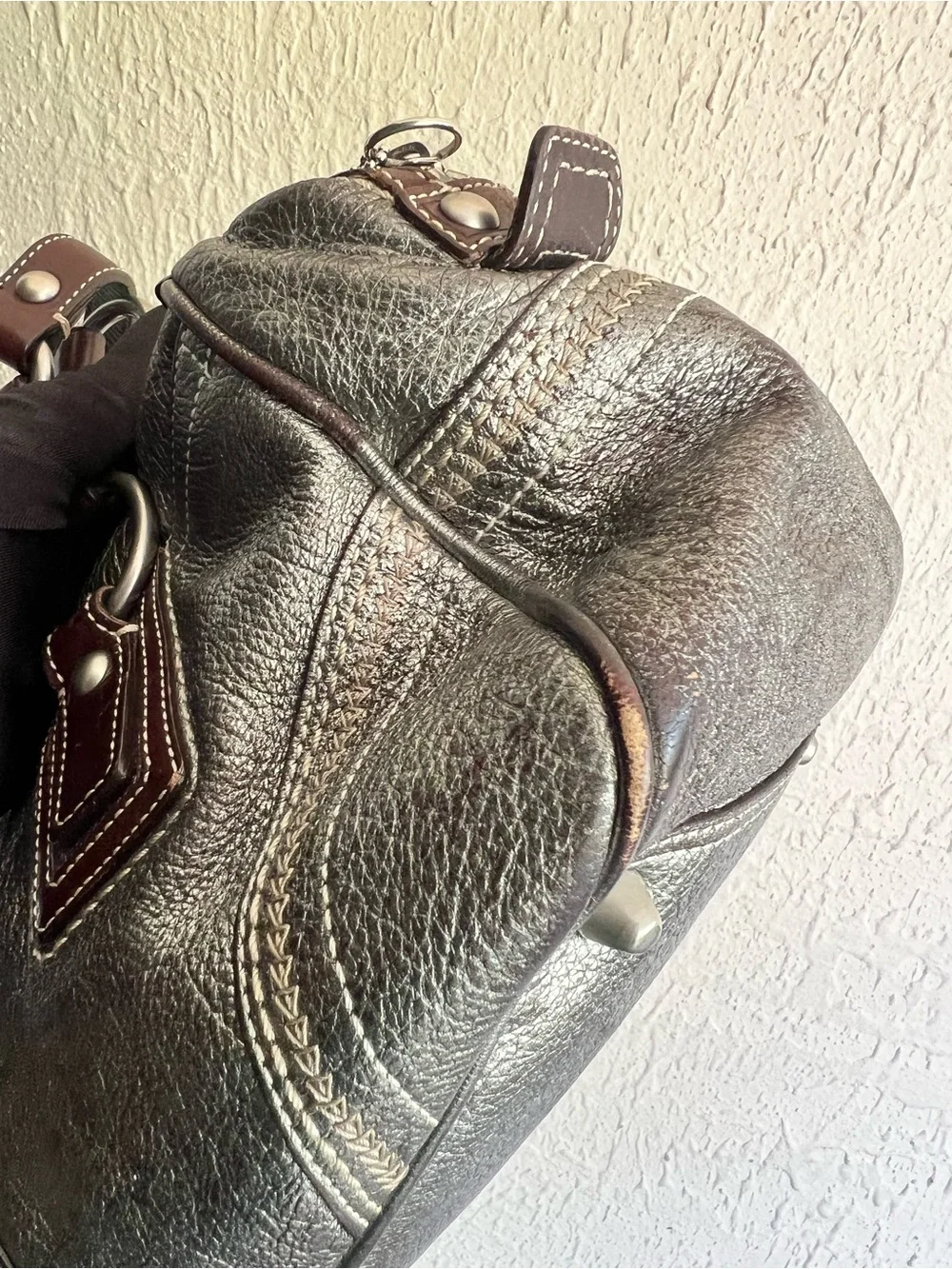 Coach Soho Shoulder Bag in Metallic Silver - Picture 11 of 13